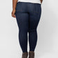 Judy Blue - Mid Rise Raw Hem Skinny Jeans