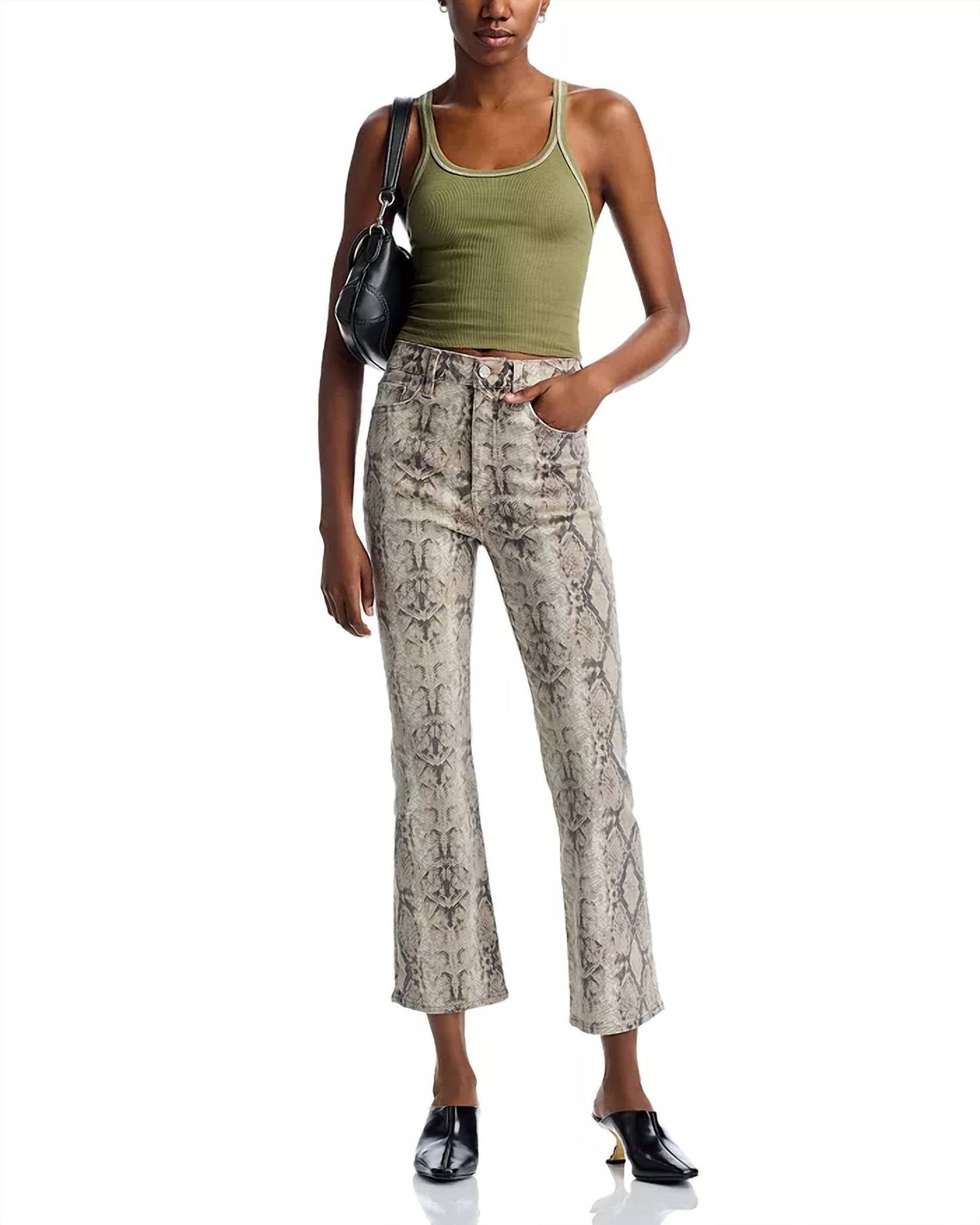 Pistola - Lennon High Rise Cropped Bootcut Jeans