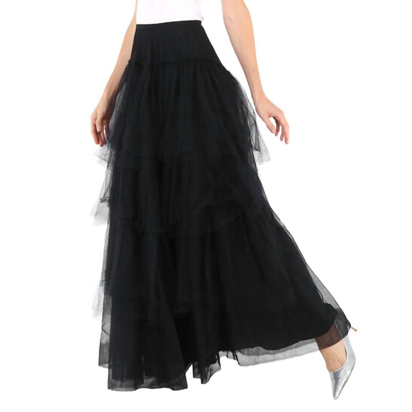 Burberry - Runway Tulle Tiered Skirt