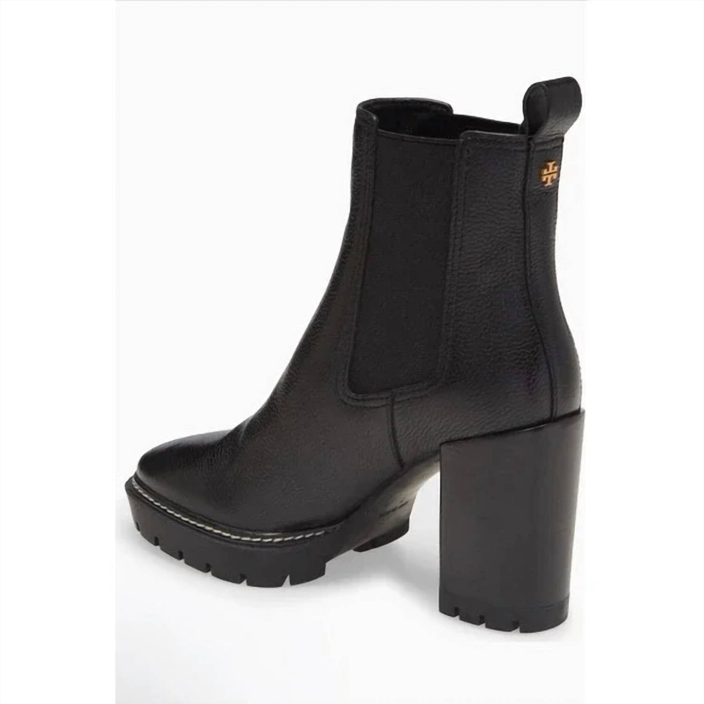 Tory Burch - Women's Carson 70mm Lug Sole High Heel Booties