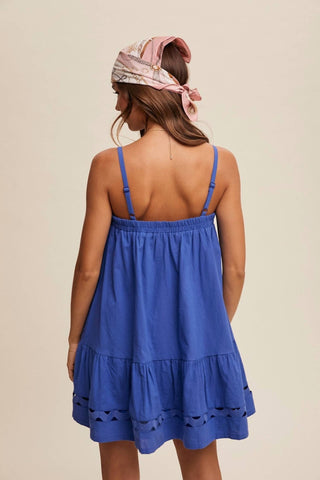 Listicle - Front-tie Tunic Dress