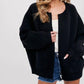 Bluivy - Open Front Sweater Jacket
