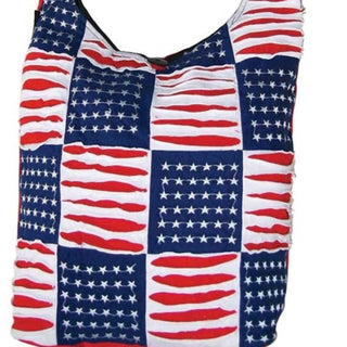 Yak &amp; Yeti - Bolsa de ombro unissex com bandeira americana