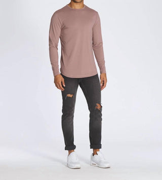 Cuts - Ao Long Sleeve Curve Hem Tee