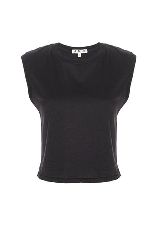 Amo - Camiseta Babe Jeans Sem Mangas