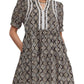 Entro - Katrina High Neck Babydoll Dress
