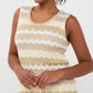 Esqualo - Ajour Stripe Knit Dress