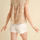 &Merci - Morning Sun Eyelet Top