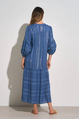 Elan - Vestido Midi Kaftan Coastas