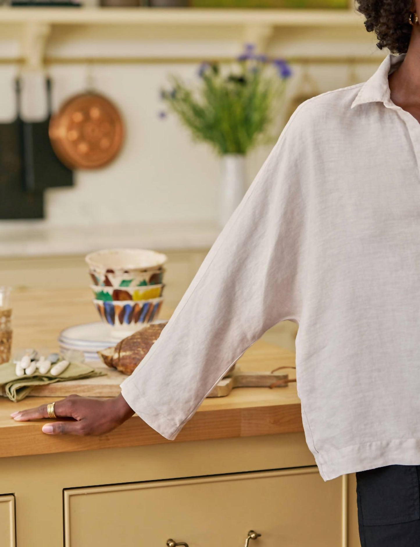 Frank & Eileen - Gabi Popover Linen Shirt