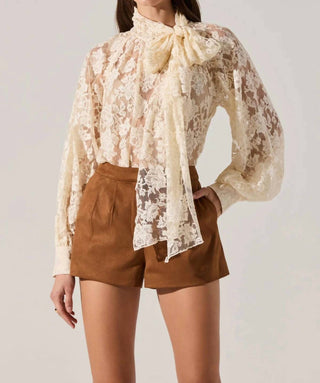 Astr - Jude Faux Suede Shorts