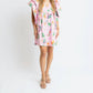 Karlie - Toucan Fruit Vneck Ruffle Dress