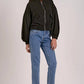 Elan - Women's Balloon Sleeve Bomber Jacket