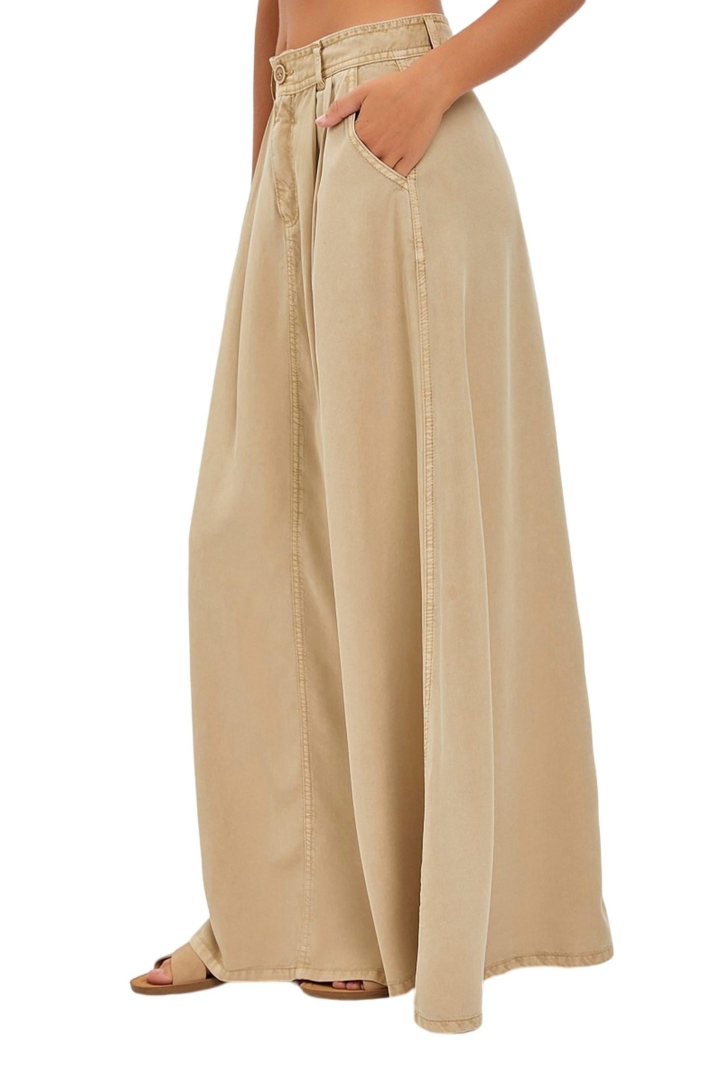 Risen - High Rise Full Length Skirt