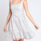 Trendsi - GeeGee Mesh Floral Embroidered Sleeveless Dress