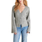 Steve Madden - Odelia V-Neck Button Down Cardigan