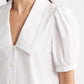 Frame - Sailor Puff Sleeve Blouse