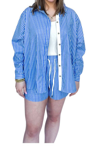 Elan - Bright & Breezy Button Down Set