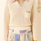 Alix Of Bohemia - Liza Sorbet Crochet Top