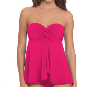 Perfil da Gottex - Top tankini com decote em V e alças finas
