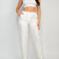 A.C.G. Los Angeles - Mid Rise Dressy Pants With Pockets On Sides