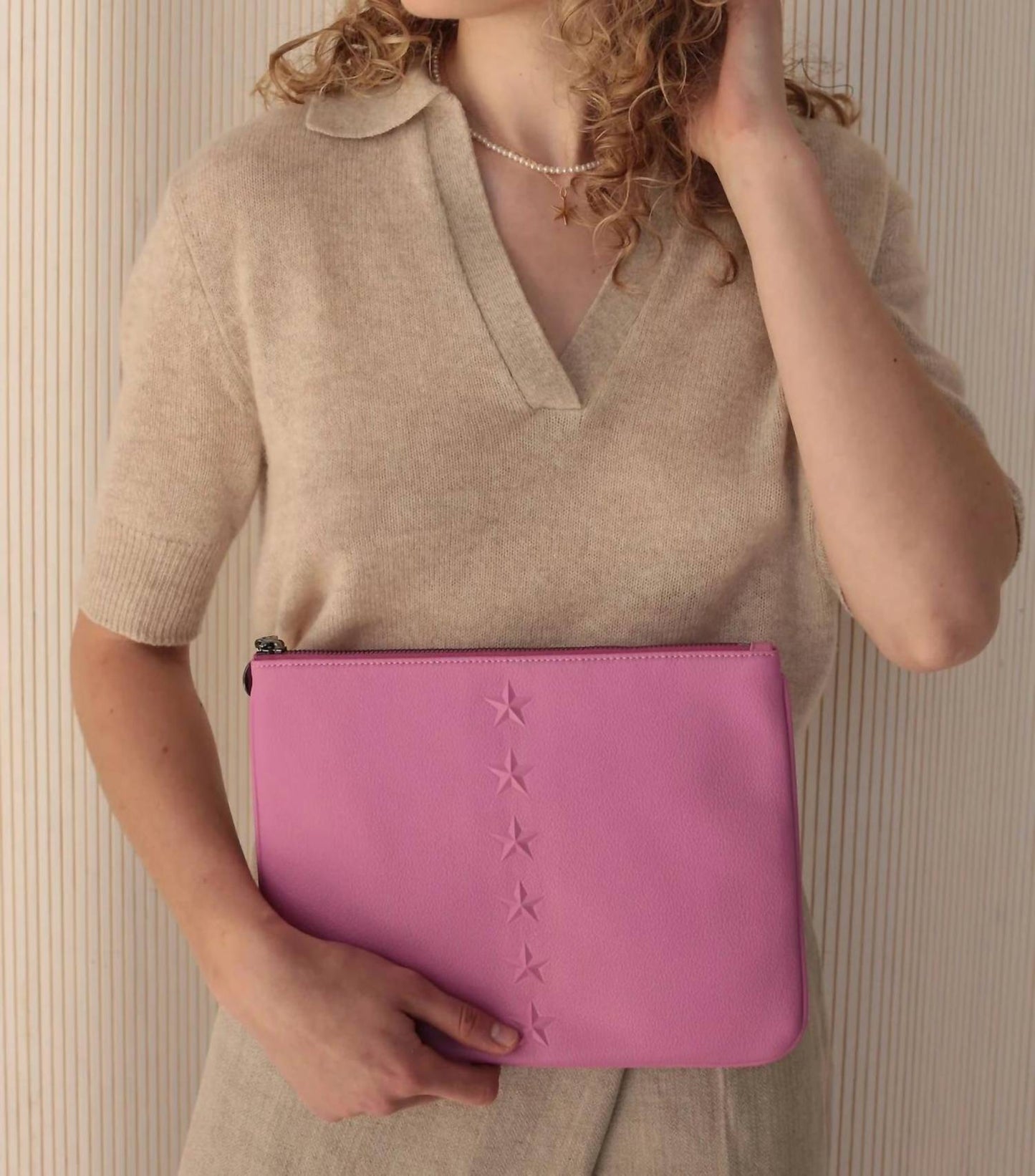 Ela Handbags - Vegan Editor's Star Pouch