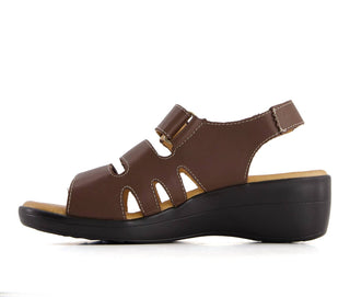 Andrea - Sandálias femininas premium comfort wedge fisherman de couro