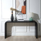 Black Wood Console Table, 59in Entryway Table