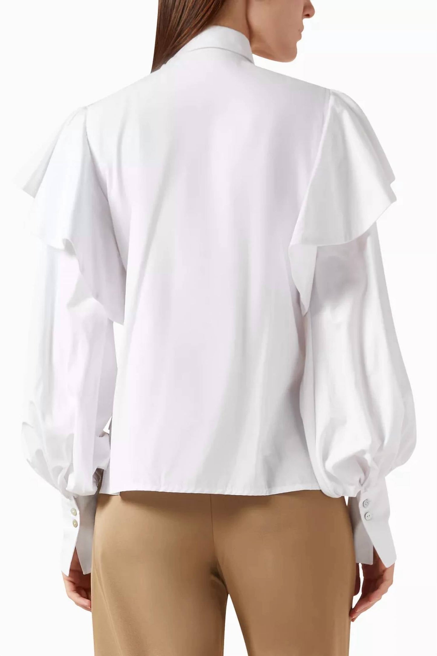 No Pise La Grama - La Sabana Ruffle Long Sleeve Shirt