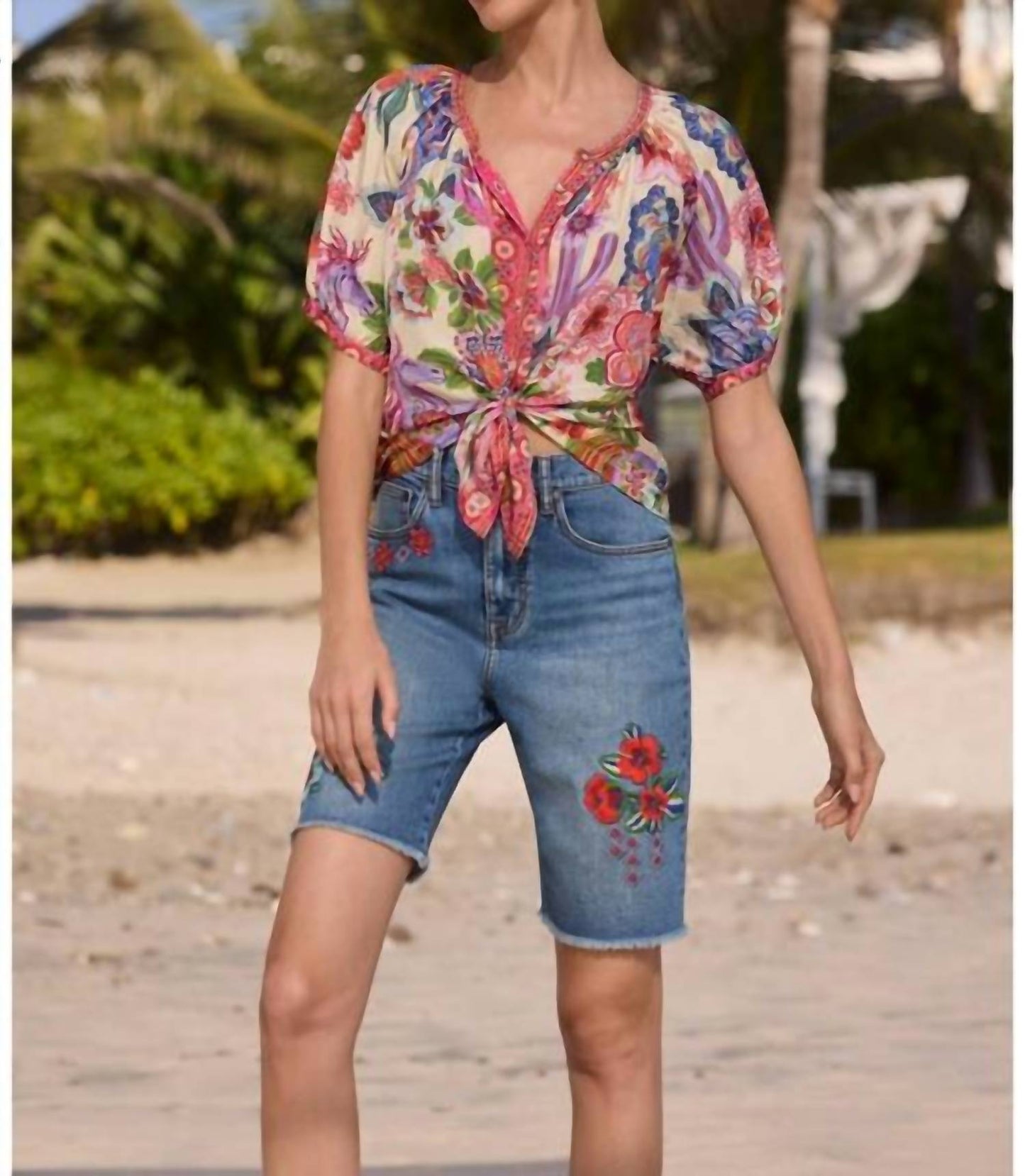 Johnny Was - AVAH BUTTON DOWN SHIRT