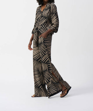 Joseph Ribkoff - Blusa com estampa tropical de gaze