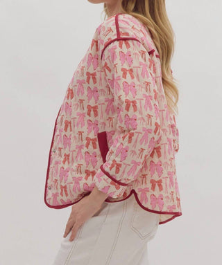 Entro - Jaqueta acolchoada com laço