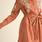 &Merci - Floral Embroidered Midi Dress