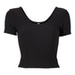 Bandier - Rib Crop Short Sleeve Top