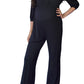 Ingrid & Isabel Black V Neck Maternity Jumpsuit - Medium