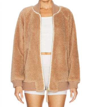 Varley - Jaqueta bomber Sherpa Ella Longline