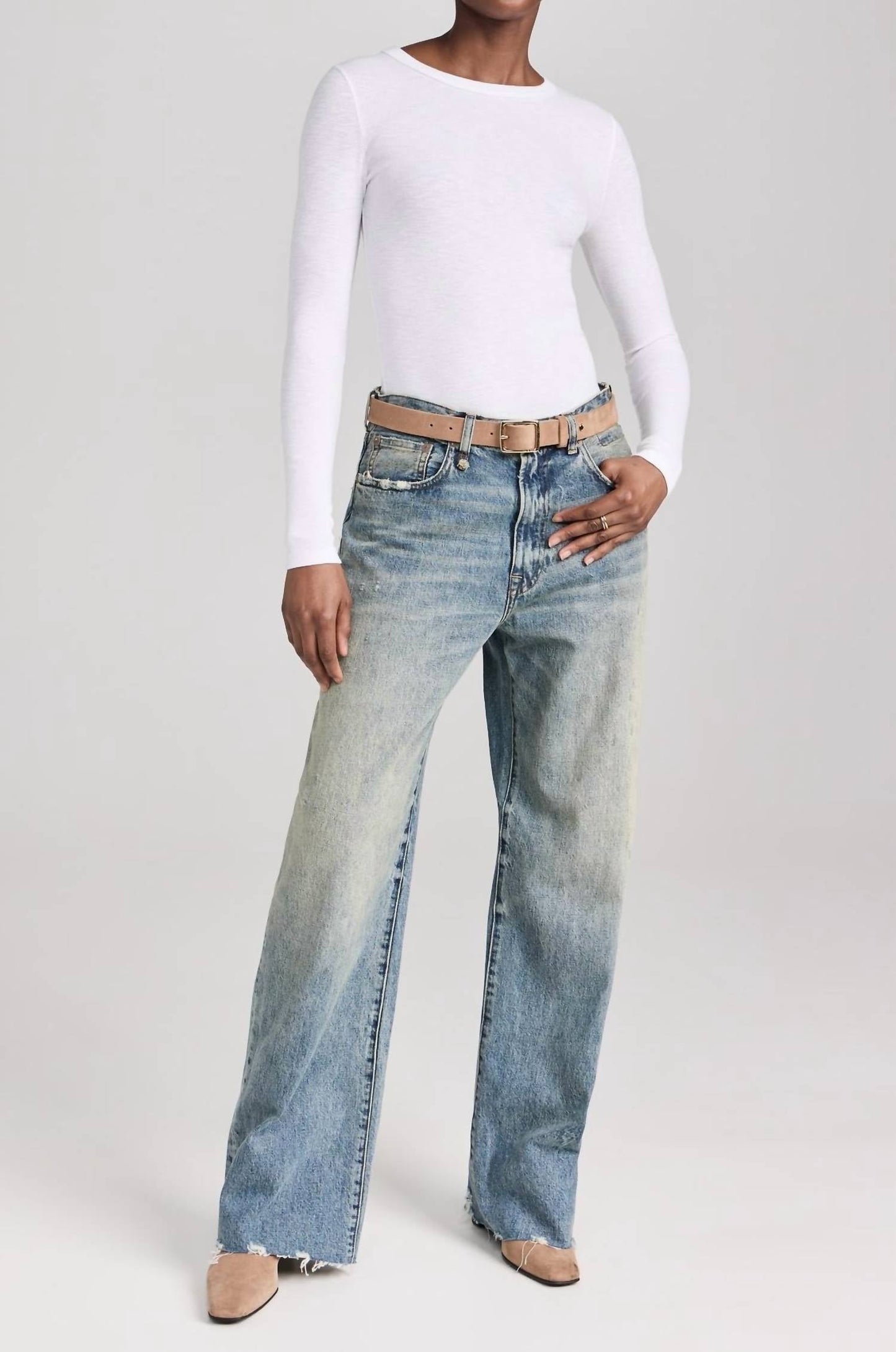 Enza Costa - Textured Rib Crew Tee