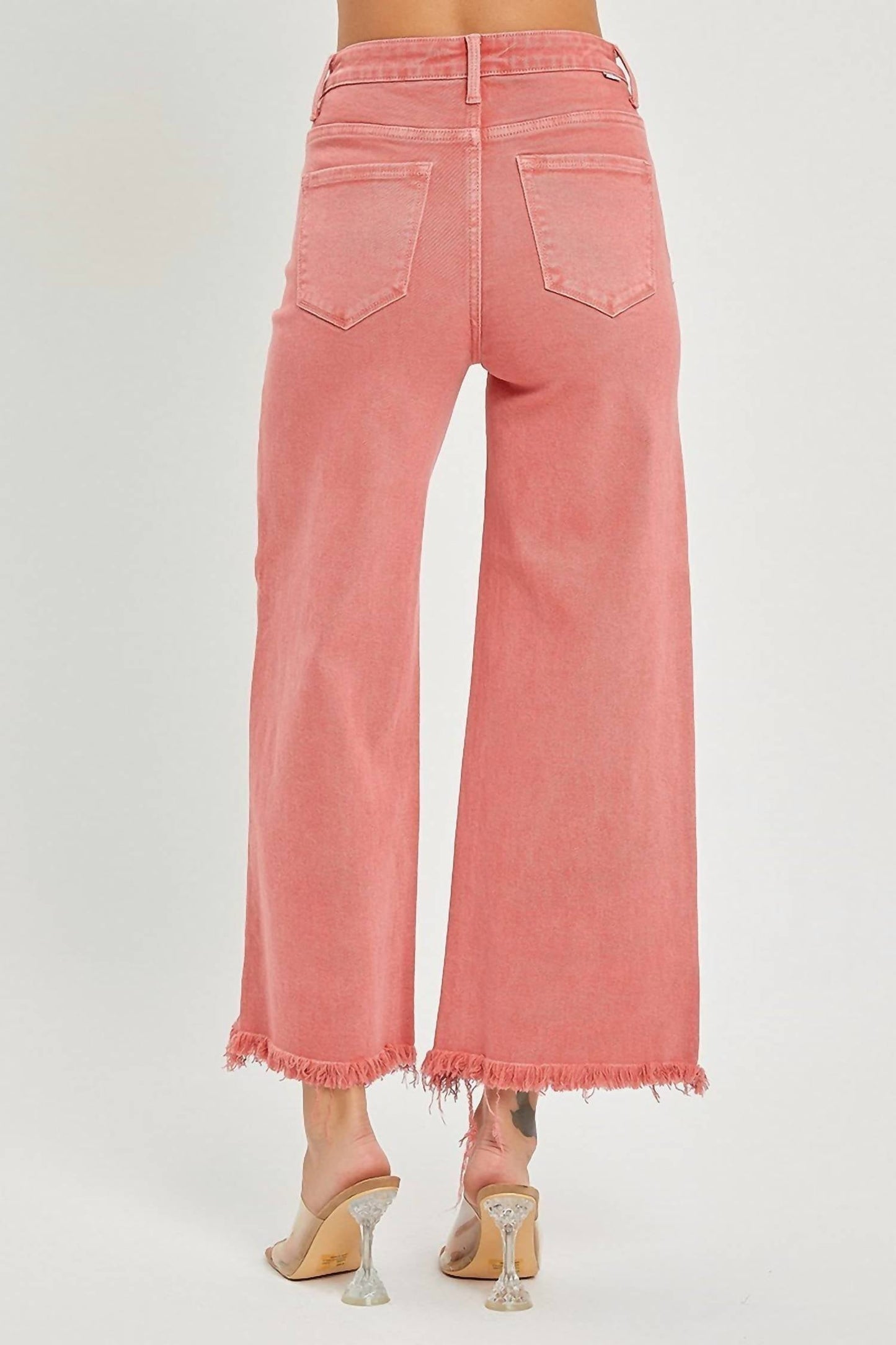 Risen - Tatum Tummy Control Wide Leg Crop Jean - Plus