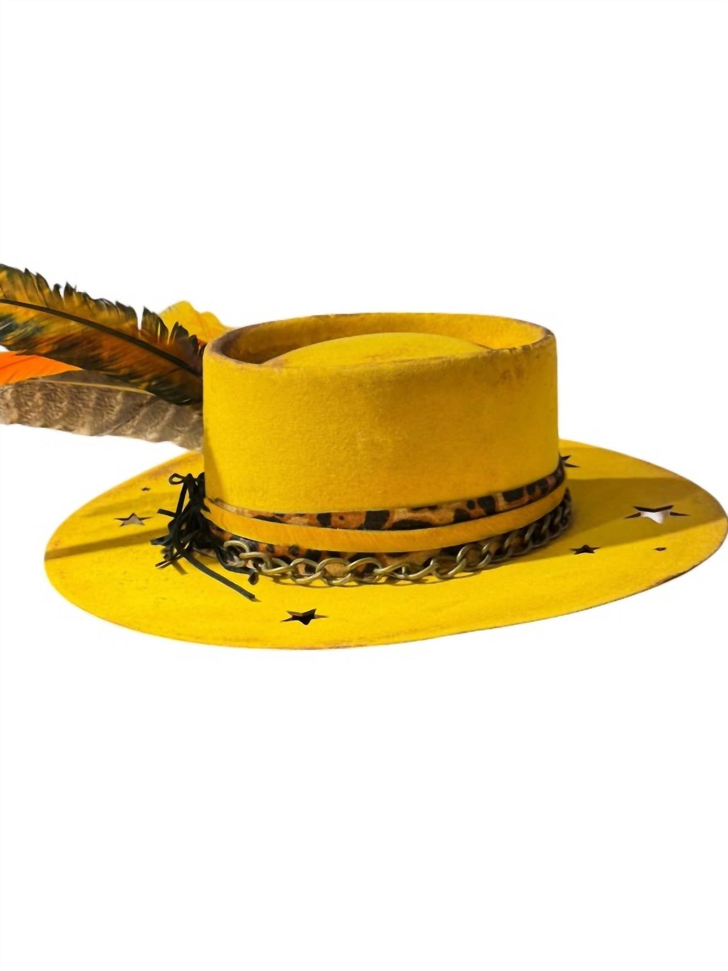Art By Amy Labbe - Women's Cut Out Fedora Hat