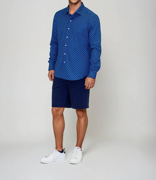 Buki - Camisa Tech Manga Longa Retro Blues