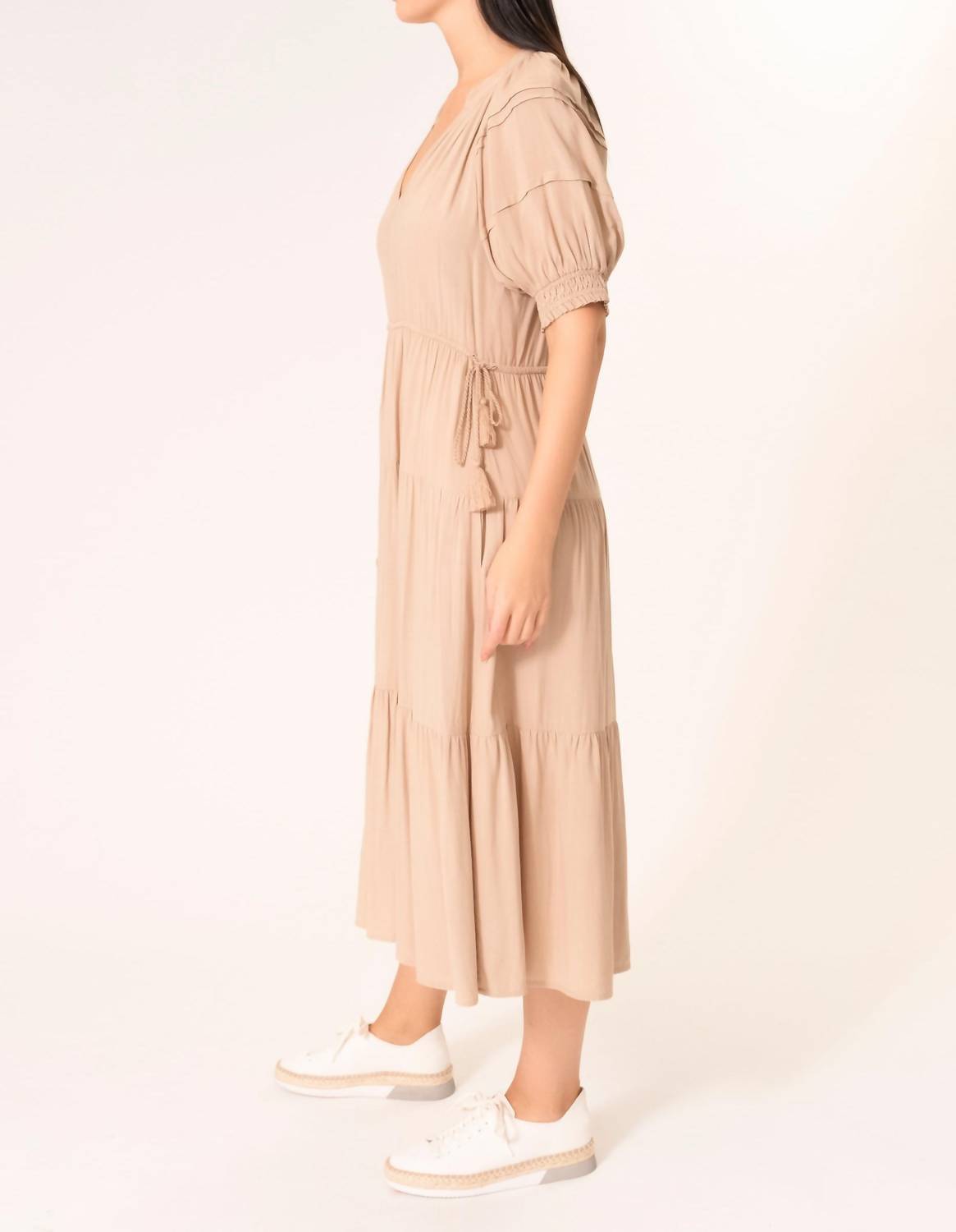 Area Stars - Side Tie Midi Dress