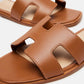 Steve Madden - Women's Haydn H Strap Leather Sandal