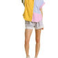 Umgee - Color Block Gauze Top