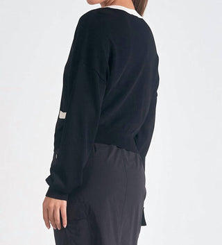 Elan - Accent Trimmed Cardigan