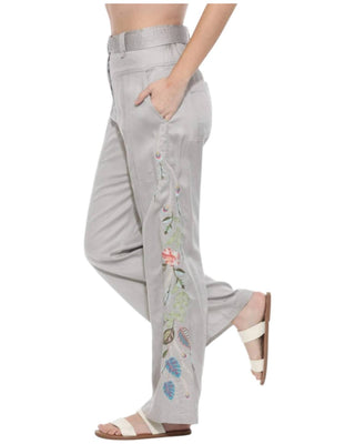 Johnny Was - Calça larga com cinto Emika