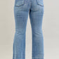 Judy Blue - High Waist Tummy Control Release Hem Flare Stretchy Jeans - Plus