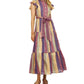 Oliphant - Ruffle Collar Button Maxi Dress