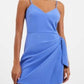 French Connection - V Neck Bow Envelope Mini Dress