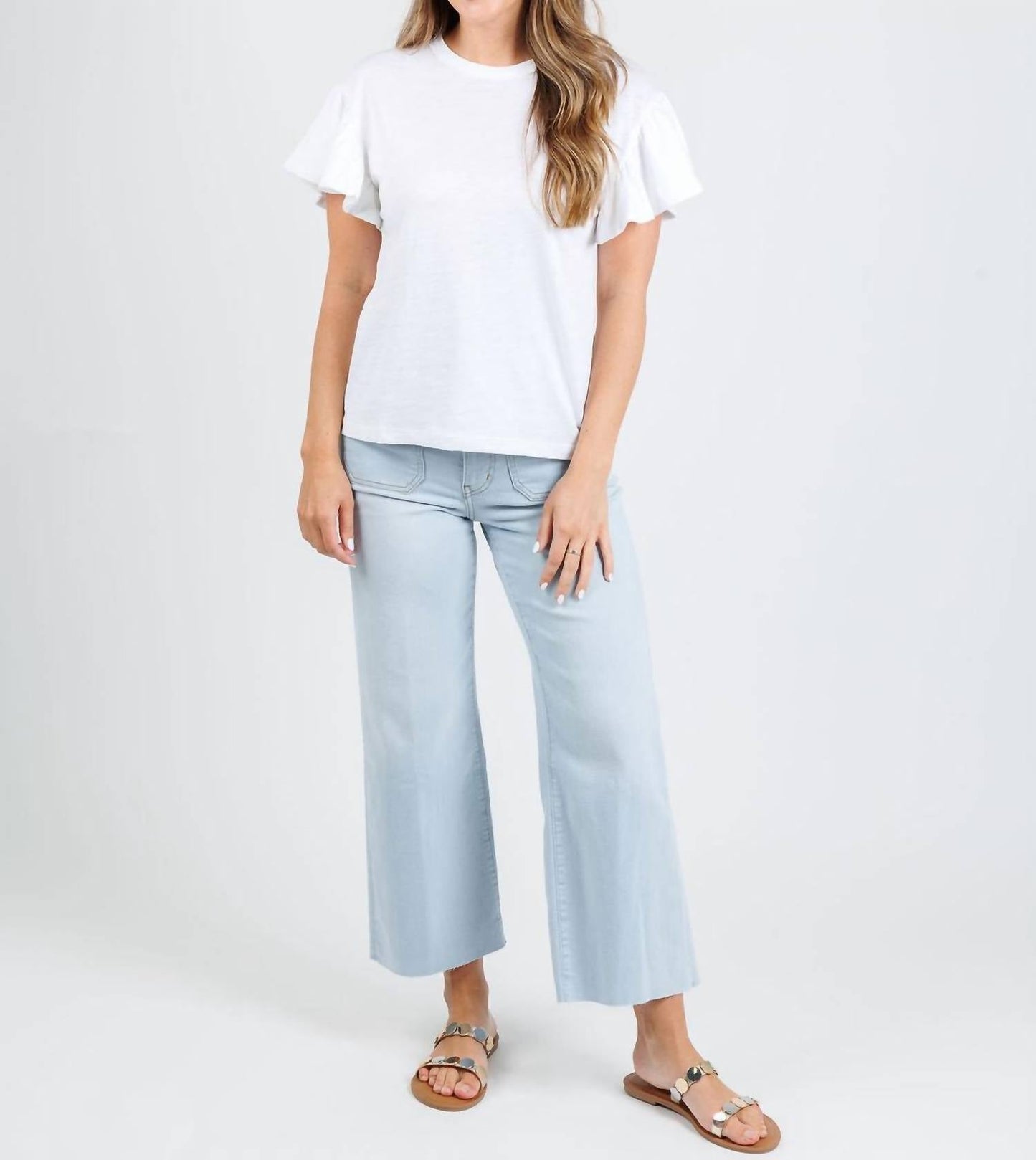 Nation Ltd - Women's Camille Ruffle Sleeve Top