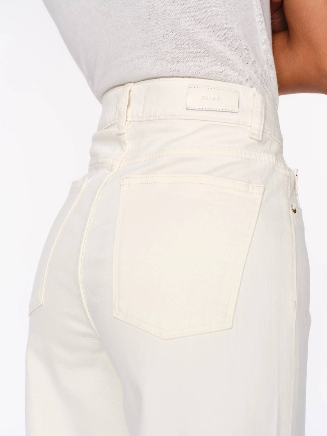 Dl1961 - Women'S - Hepburn Wide Leg High Rise Vintage 31" Jeans